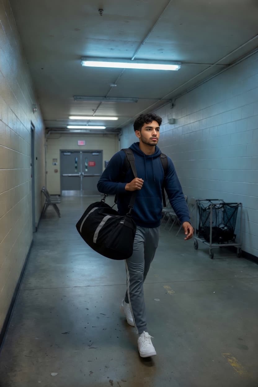 College basketball player in the transfer portal